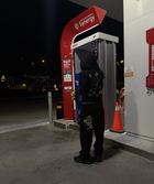 Black ''love'' pants