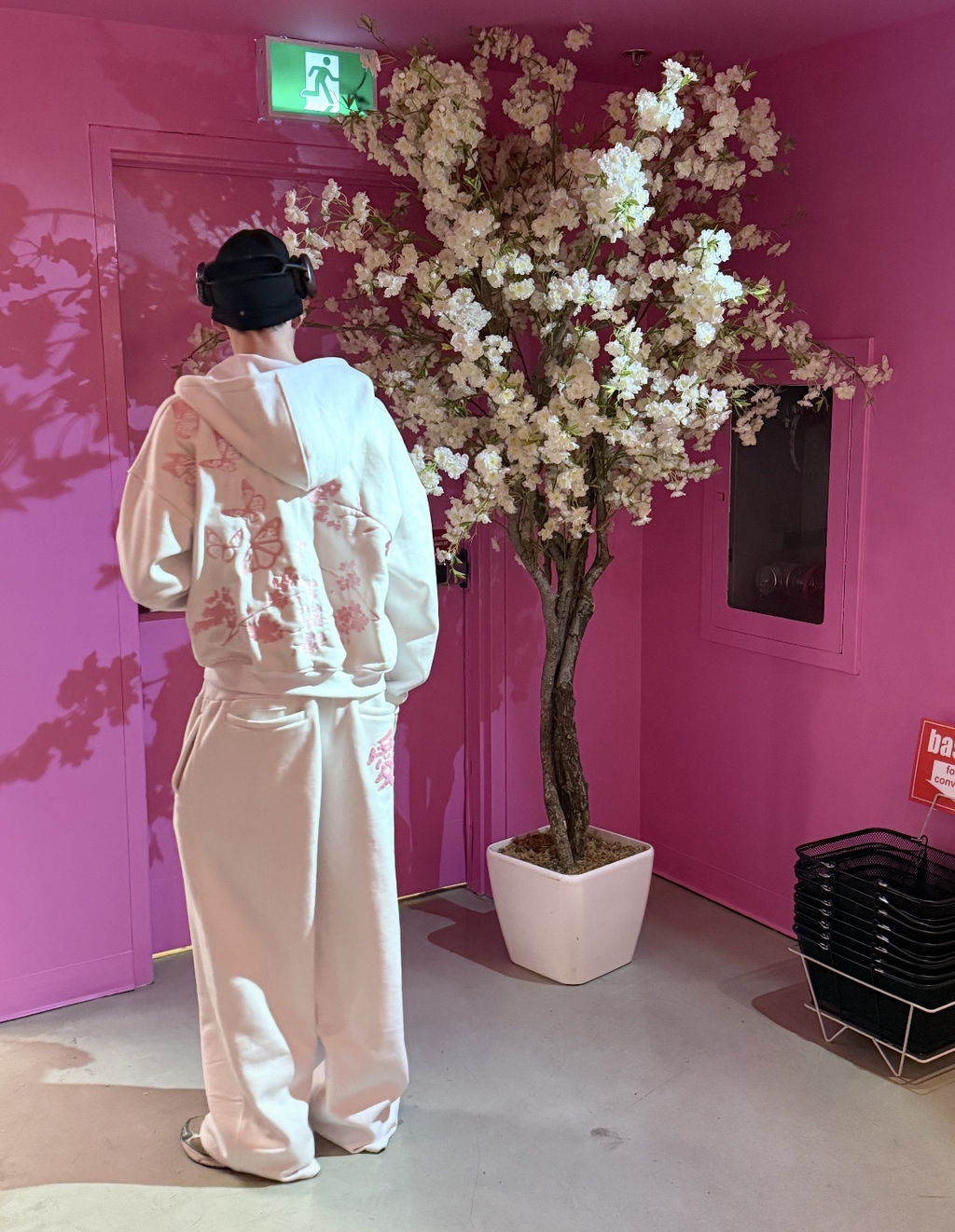 white ''Love'' pants