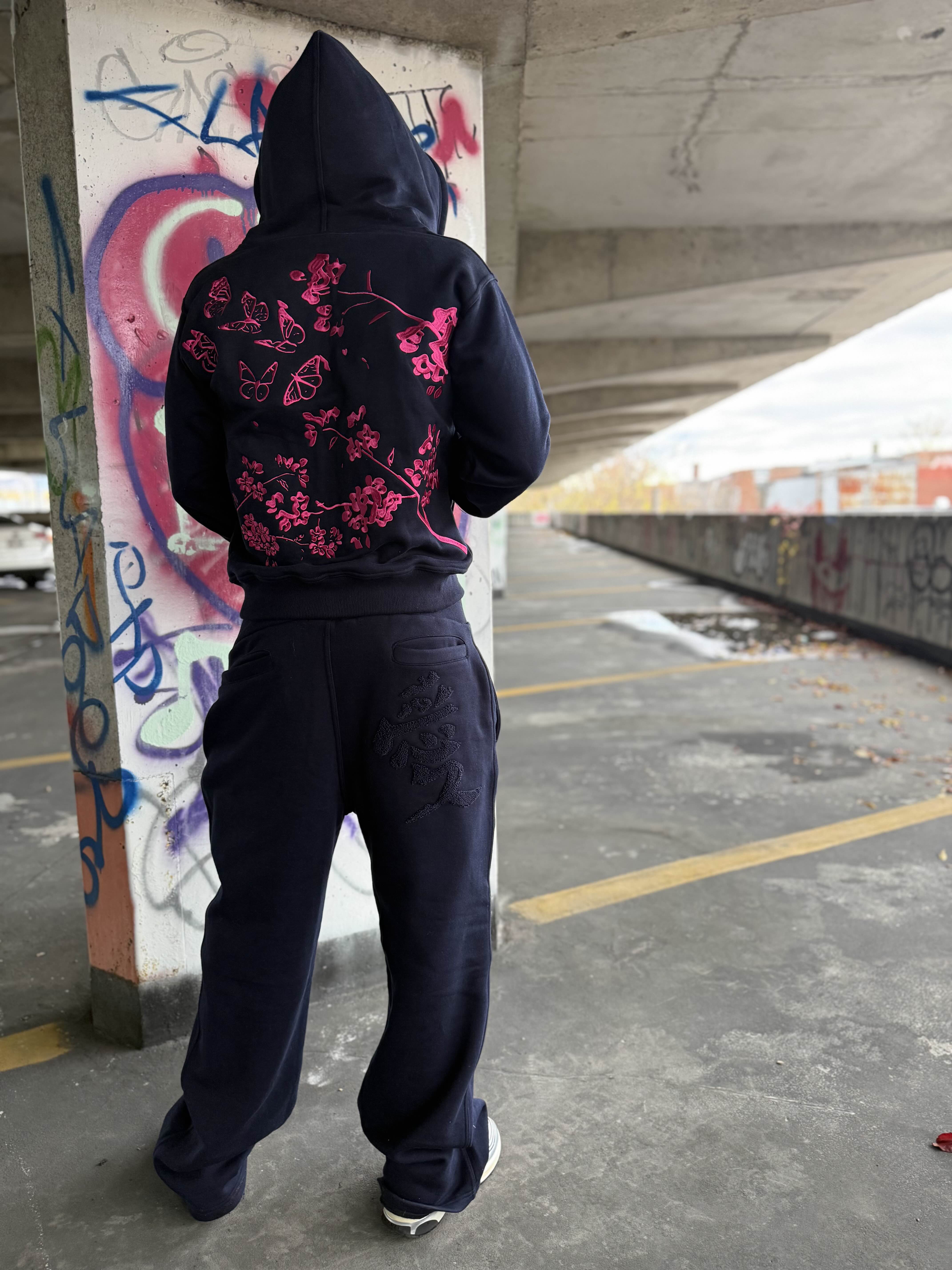 Blue ''Love'' pants