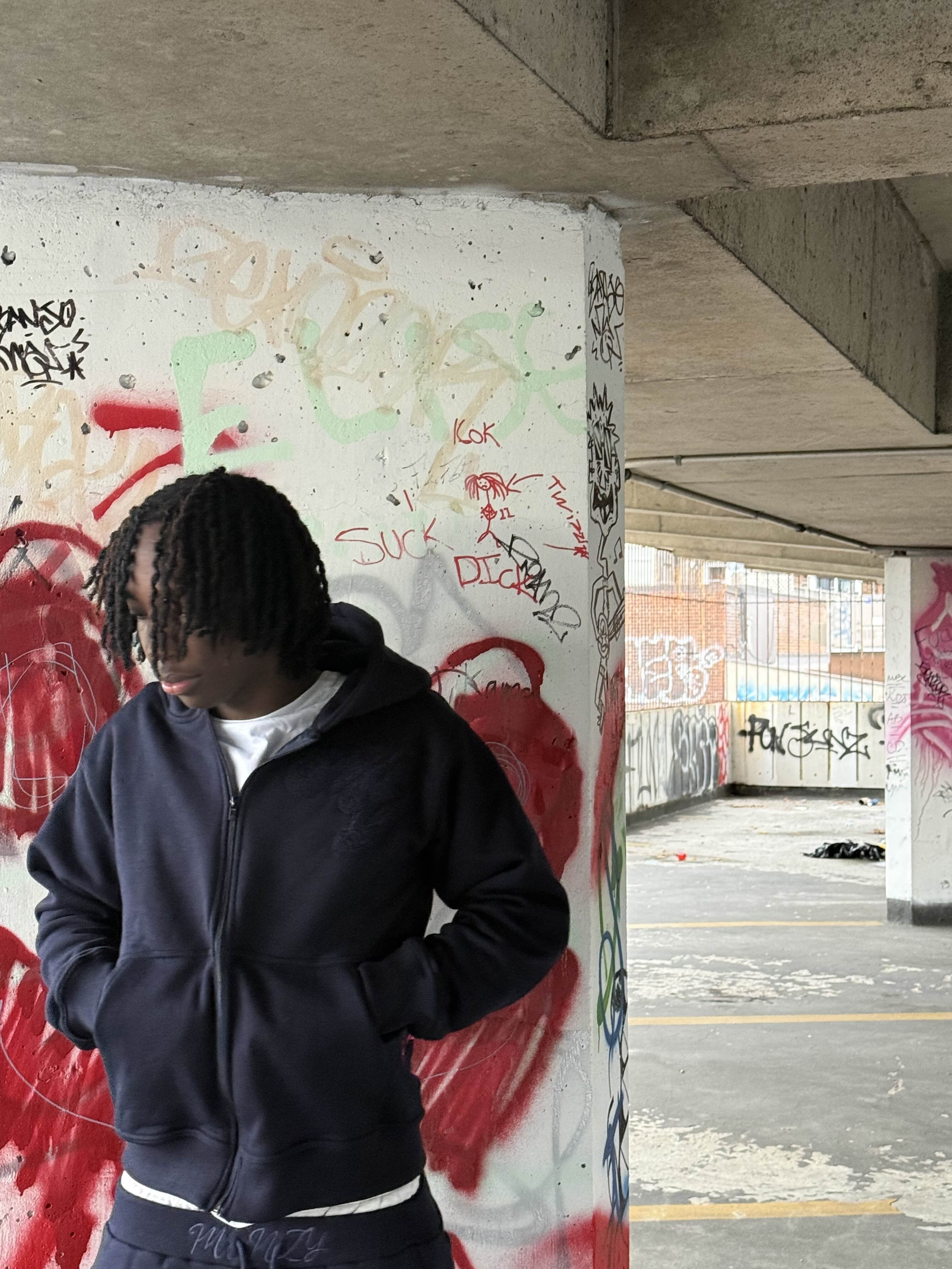 Blue sakura hoodie